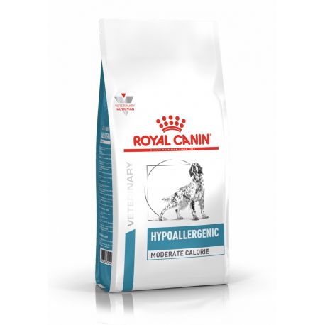 Royal Canin Hypoallergenic Moderate Calorie dog kibbles Direct Vet